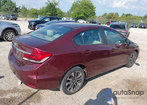 2014 Honda Civic Ex из США, поврежденный, VIN 19XFB2F85EE056382